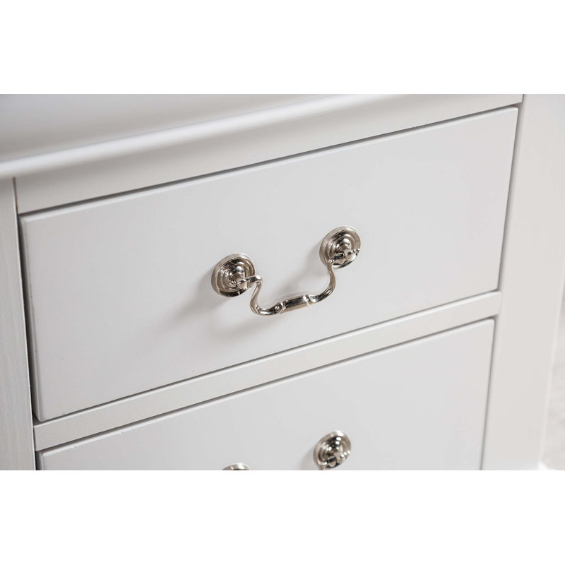 Table de chevet 1Pc, Blanc