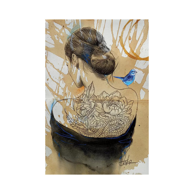Hope Happens by Loui Jover - Print on Canvas, Wrapped Canvas, 20.32 cm H x 30.48 cm W