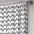 Wavy Chevron Blackout Curtain Single Panel-655160528-655160532