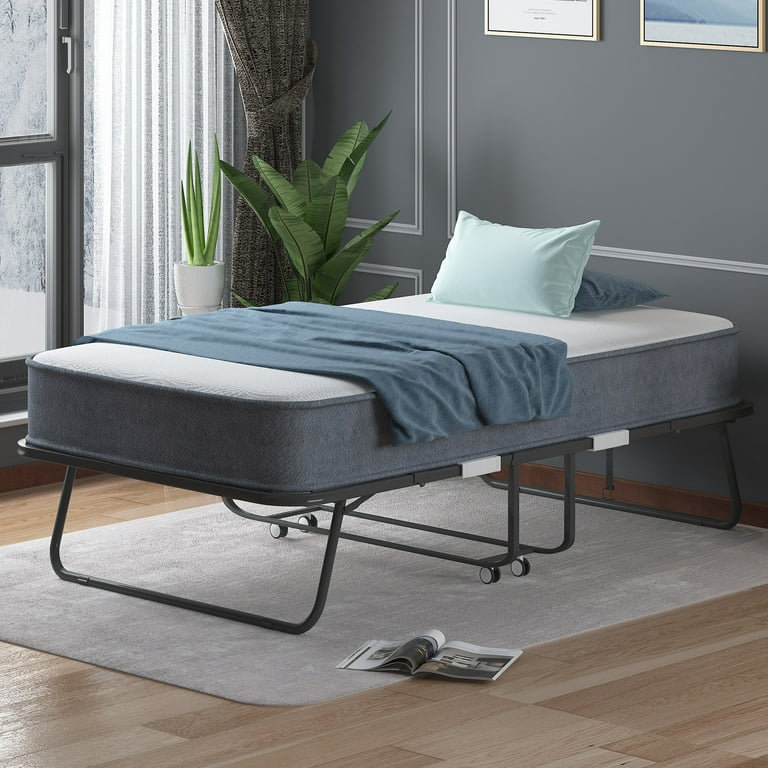 Pickrell 46" W/38'' W Folding Bed with 5''H Mattress Included, Twin