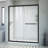 Infinity-Z 60" x 76.75" Rectangle Sliding Shower Enclosure with Base Included-20961226-20961228-20961224