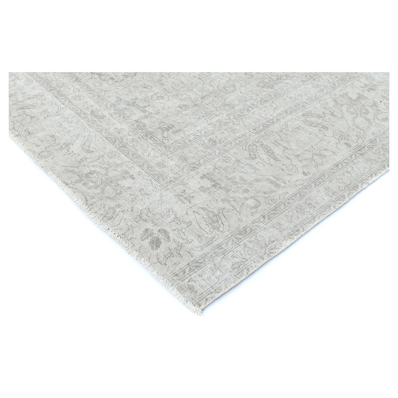 ZIVNVIZIGWH00 Wool Area Rug in White, Rectangle 10' x 14'