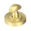 Concealed Satin Brass Round (Plain) Thumbturn