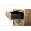 Table de chevet 3 tiroirs avec finition USB au lait