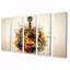 «Otelia - Music», art mural sur toile, 5 pièces-106163119