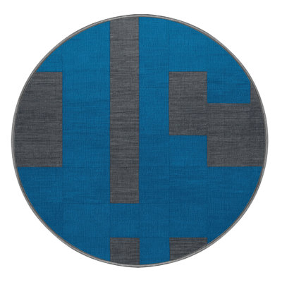 Tapis gris à carreaux lavable à la machine