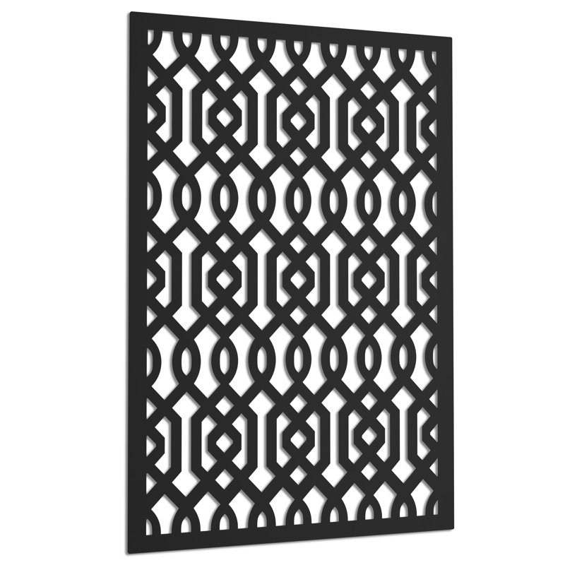 Paravent 48 po x 32 po Azzaria, Noir