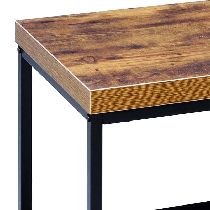 Multifunctional 1-shelf TV Stand Spacious Storage Space