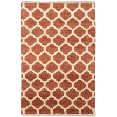 Lattice One-of-a-Kind 4'2" X 6'1" Area Rug