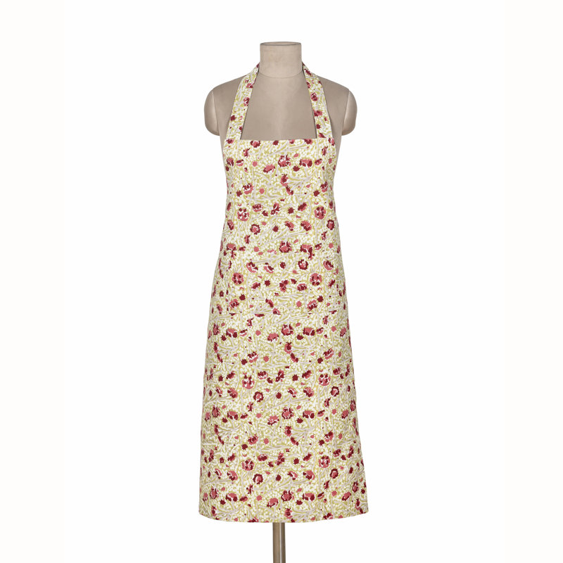 Meadows Apron, Red/Green