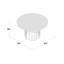 Alexandra Round Glass Dining Table