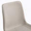 Spacieuse table de salle à manger blanche et noire avec rangement et 8 chaises en polyuréthane gris clair pour un siège confortable-2125110735