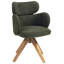 49cm H Upholstered Wing Back Side Chair-1456169382