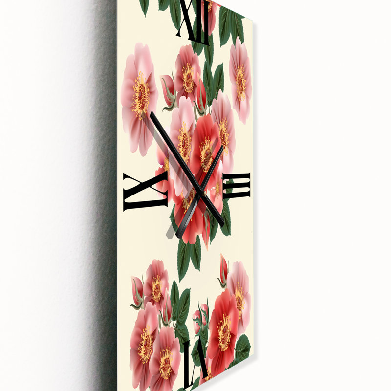Horloge murale Roses, Grand
