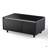 Modern Smart Coffee Table With Built-In Fridge, Bluetooth Speaker, Wireless Charging, Touch Control Panel, USB Interface, Outlet Protection, Atmosphere Light