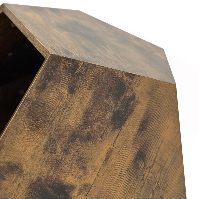 Table d'appoint 25,98 po pour animaux en bois antique