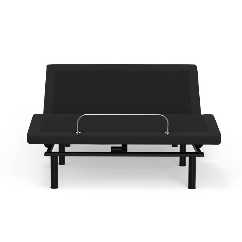 Voice Command Queen Bed With Zero & 3" Adjustable Legs Base Command, Glide Tech, Led Lights