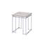 Table de bout chromée