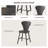 Shonta Modern Solid Wood Dining Chair With Curved Back And Reinforced Legs-635195949-635195955