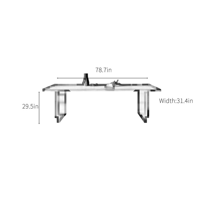 Genthner, 29.5"H x 78.7"L x 31.4"W