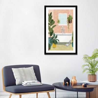« Baignoire oasis II » par Grace Popp-impression d’art graphique