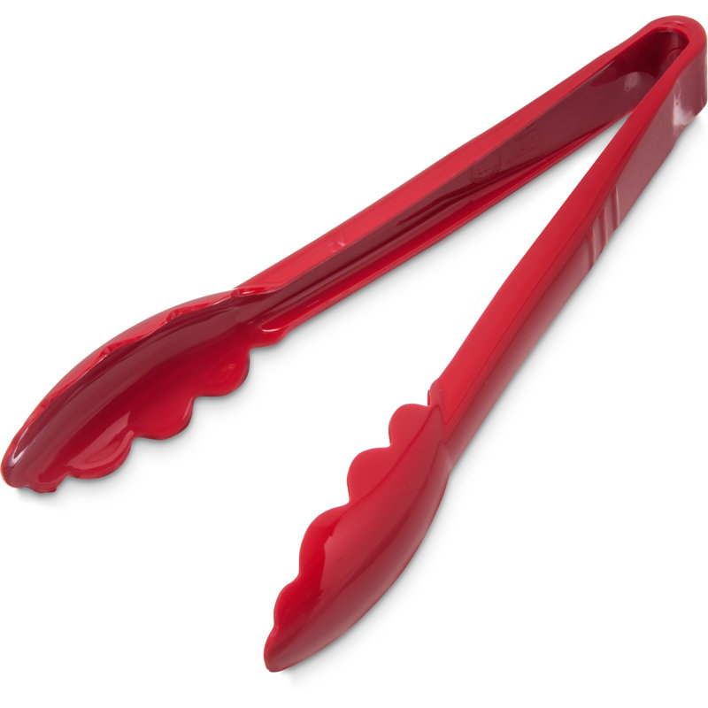 Carlisle Food Service Products Pince de cuisine Carly®, 12 po, Rouge
