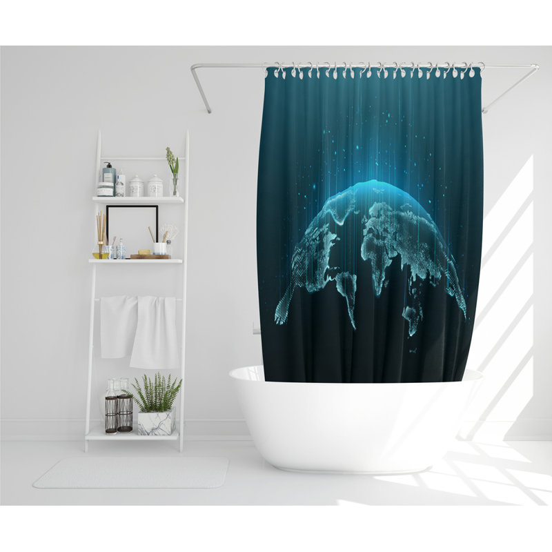Dimmitri Polyester Shower Curtain Set