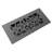 Reggio Register 4x10 Low-Profile Steel Floor Vent Cover - Curvilinear Pattern - Rust-Proof Louver-95566436