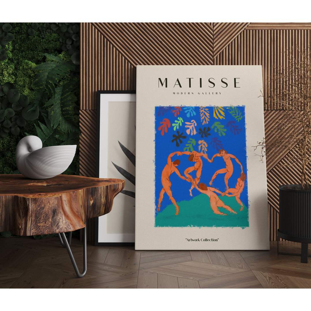 Matisse Modern Gallery  - Tanzende Menschen Als Leinwandbild Art_0964