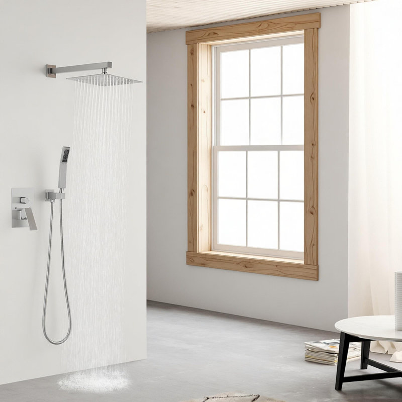 All-In-One Kit with Rough in-Valve, Brushed Nickel