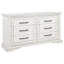 Ensemble de chambre avec grand lit 5 pièces Vintage White