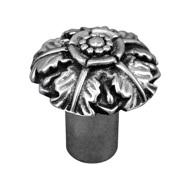 Poignée fantaisie Carlotta, Nickel satiné, H 1,125 po x l 1,125 po x P 1,25 po