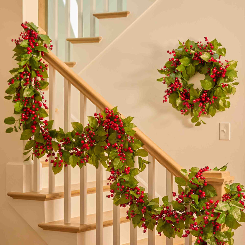 Couronne de porte Real Christmas