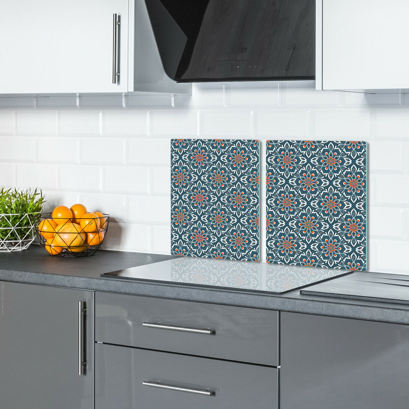 Arick Tempered Glass Chopping Board, 52cm x 30cm