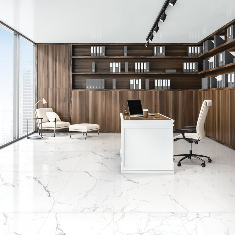 24" x 24" Porcelain Stone Look Wall & Floor Tile