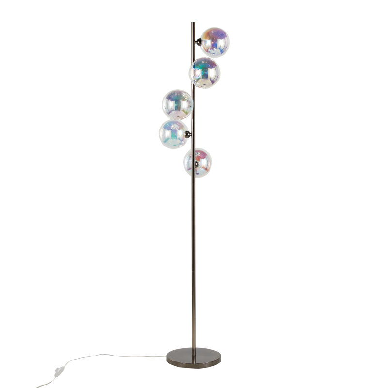 Lampe sur pied en métal 66,5 "Bubbles