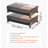 Under Bed Storage with Wheels 25.6x18.1x7.1 Inch Rolling Storage Bags 2 Pack