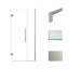 Porte de douche à charnière avec verre transparent l 37 po x H 76 po Transolide Elizabeth-106674677