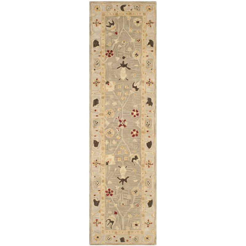 Tingley Hand Tufted Wool Oriental Rug, Runner 2'3" X 12'