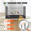 Cage à oiseaux spacieuse en métal pour perroquets et petits perroquets avec support roulant