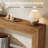 63" Farmhouse Console Table for Entryway, Long Sofa Table Behind Couch