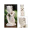 Sculpture Novica, garçon endormi et grès