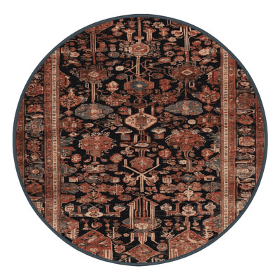 Tapis brun lavable à la machine