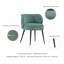 Chaise d'appoint en velours Kaya-91028815