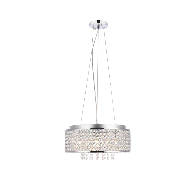 Luminaire suspendu tambour 6 lumières unique Anglesey