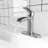 Single-Hole Single-handle Bathroom Faucet with Drain Assembly-61744973