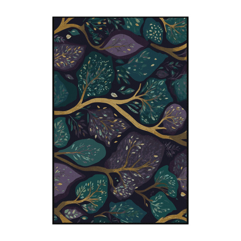 Hidden Sprigs Rug, Rectangle 8' x 12'