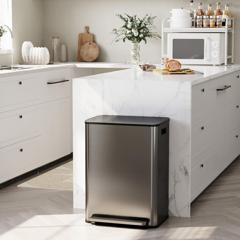 Stainless Steel Kitchen Trash Can