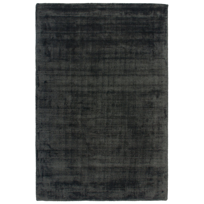 Motoaki Uni Hand Woven Area Rug, Rectangular 80 x 150cm, Anthracite