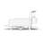 simplehuman Kitchen Dish Drying Rack with Swivel Spout, Fingerprint-Proof Stainless Steel Frame-92415793